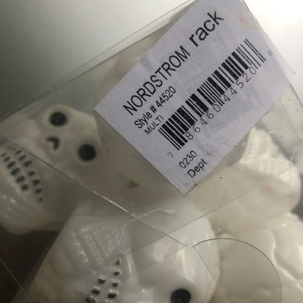 🌼 NEW Scary Ambience White Skull String Lights